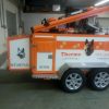 Remorque pour chiens avec options High-Tech